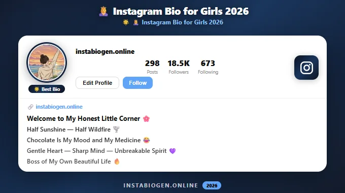 Best Instagram Bios for Girls